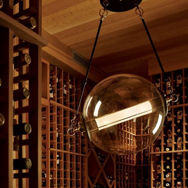 American Made Hubbardton Forge Otto Sphere Modern Glass Globe Pendant