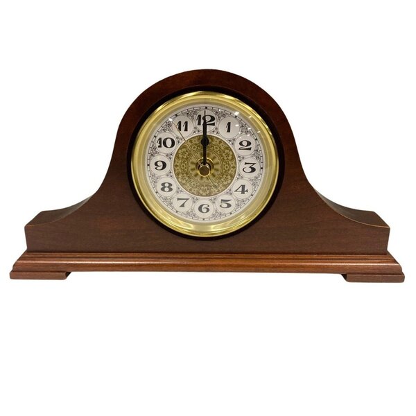 Handcrafted Tambour Desk Clock