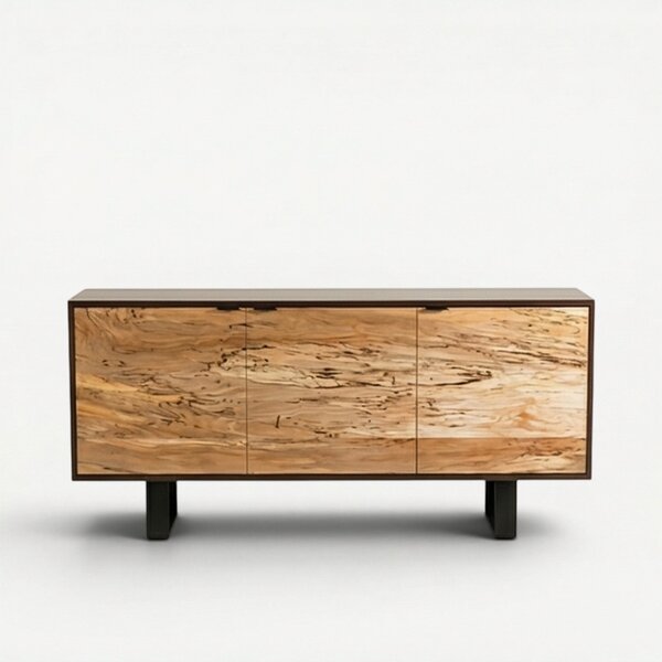 Rainey Contemporary Solid Wood Dining Credenza