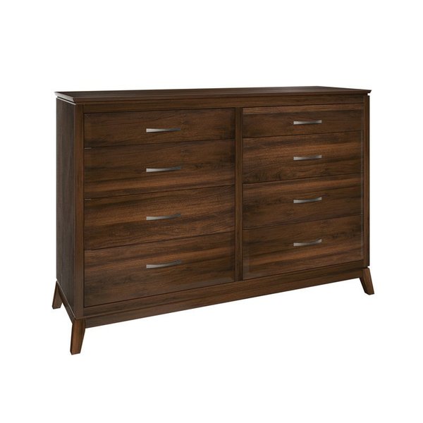 Minimalism Solid Wood Tall Dresser with Optional Mirror Quick Ship