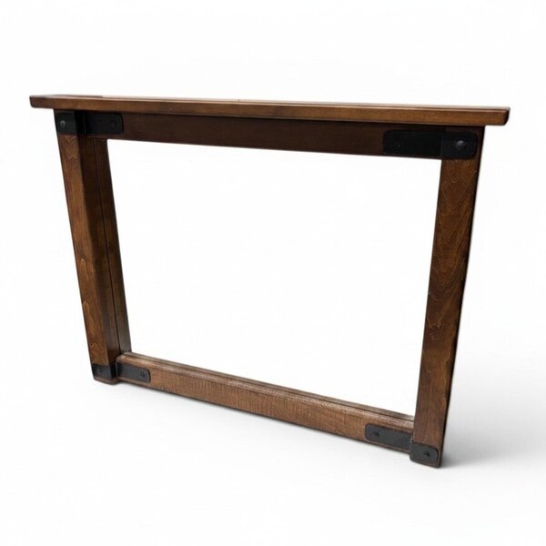 Outlet: Maple Wood 42" Beveled Wall Mirror with Hidden Jewelry Drawer In-Stock