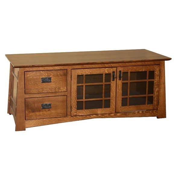 Mission Craftsman TV Stand from DutchCrafters Amish Furniture