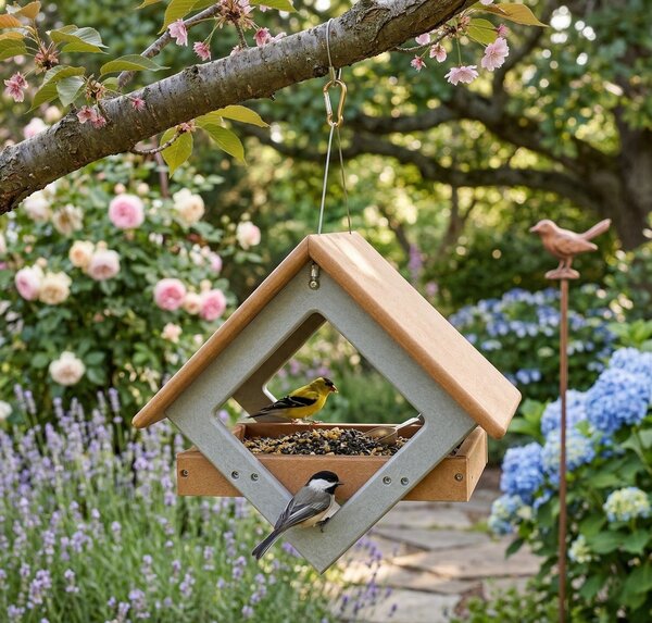 Poly Modern Bird Feeder - DutchCrafters Exclusive