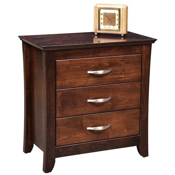Wilmington 3Drawer Nightstand Quick Ship from DutchCrafters Amish