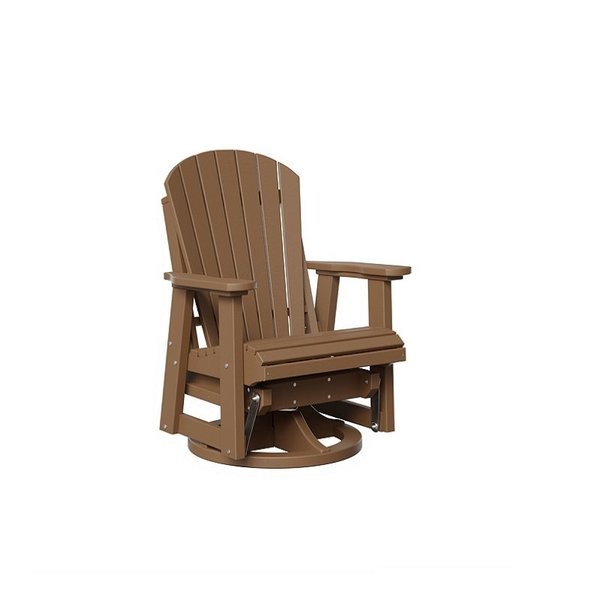 Weatherwood Adirondack Swivel Glider Chair Quick Ship by