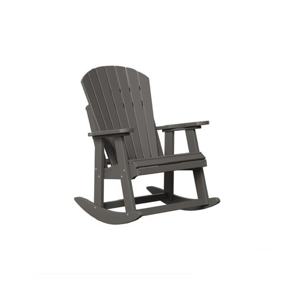 Charcoal Outdoor Rocking Chair Quick Ship by DutchCrafters Amish