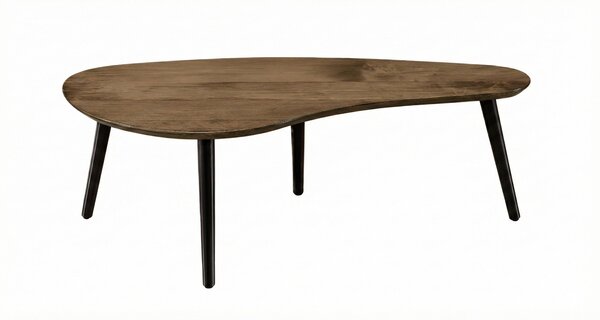 Isidora Mid-Century Modern Kidney Shaped Coffee Table