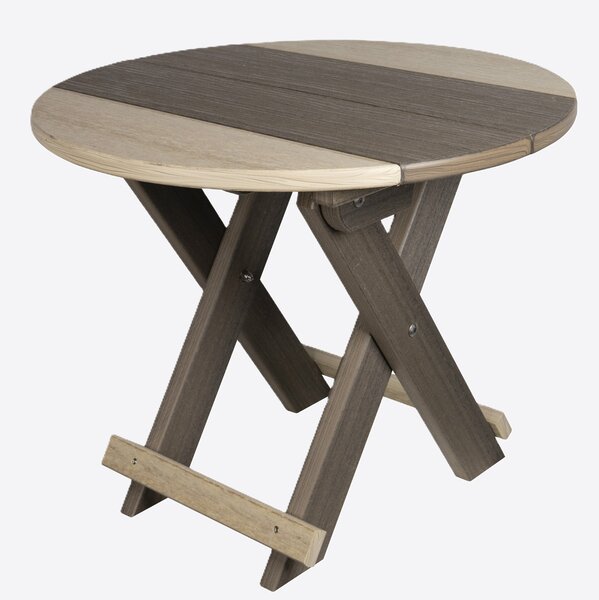 Poly Folding Round Side Table