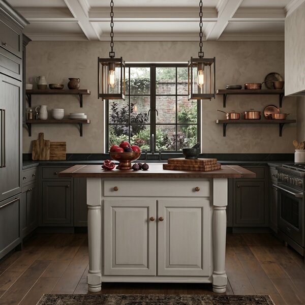 American Made Hubbardton Forge Cela Hanging Entryway Glass Pendant Lighting - Choose Size