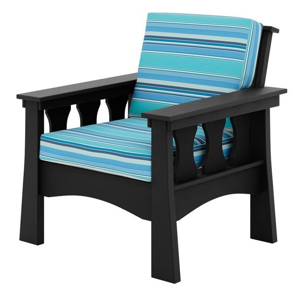 Meadow Poly Outdoor Upholstered Lounge Chair