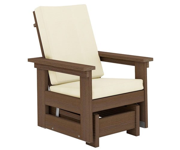 Forest Modern Poly Outdoor Gliding Lounge Chair