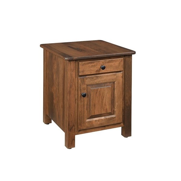 Country Enclosed End Table from DutchCrafters Amish Furniture