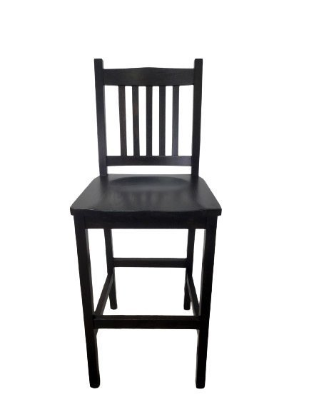 Amish Outlet: Oak Wood Mission Bar Stool Set In-Stock (Set of 3)
