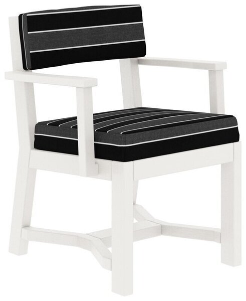 Miller Poly Outdoor Upholstered Dining Chair with Arms