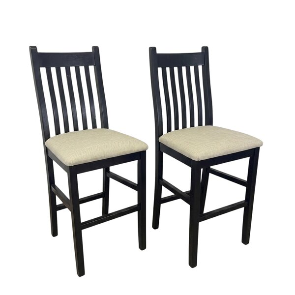 Outlet Barnwood 30" Bar Stool Set In-Stock (Set of Two)