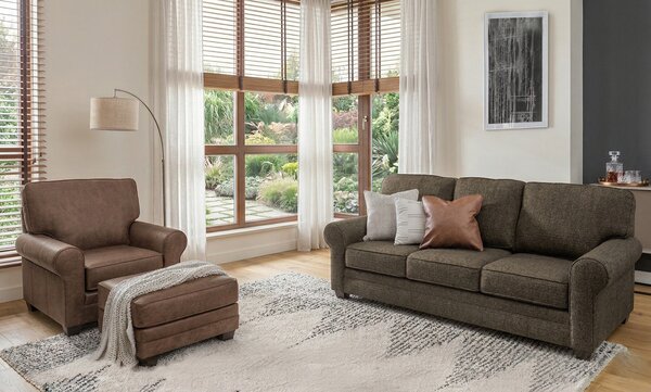 Handcrafted Element Custom Sofa and Chair Set