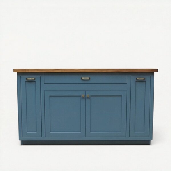 Shaker Freestanding Kitchen Island Cabinet with Optional Top