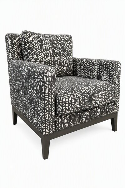 American Made Contemporary Accent Living Room Chair - In Stock and Ready to Ship