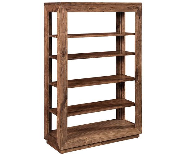 Handcrafted Brentwood Modern Open Bookcase - Choose Size