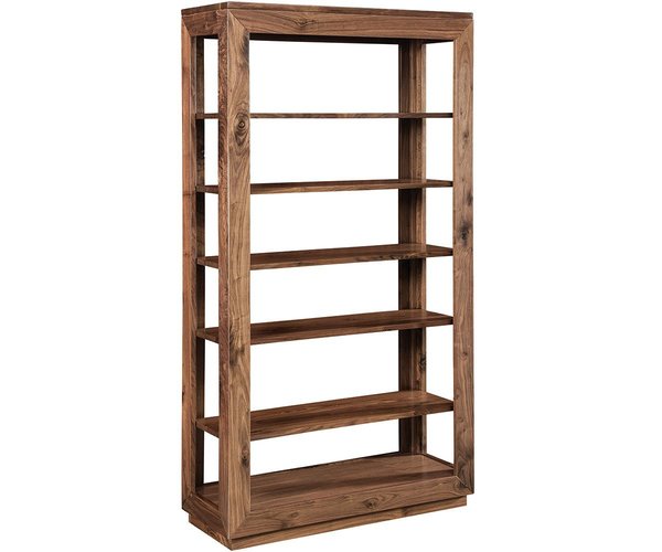 Handcrafted Brentwood Modern Open Bookcase - Choose Size