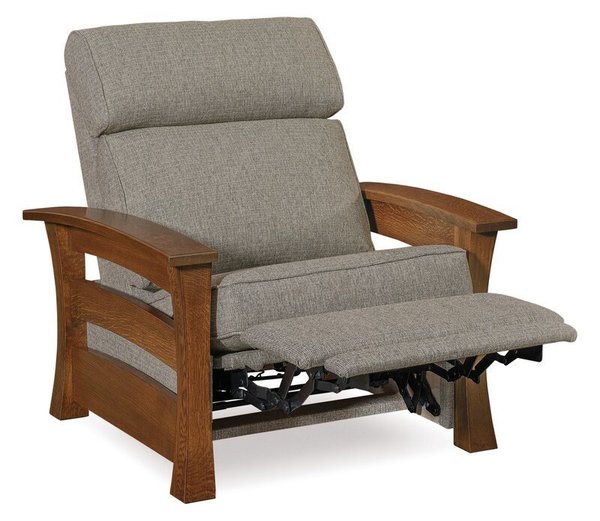 Leavenworth Comfy Bustle Back Wall Hugger Recliner Chair