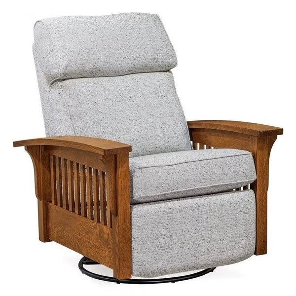 Amish Montclair Mission Comfy Glider Recliner Swivel