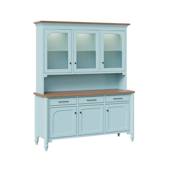 Amish Tangier 3-Door Hutch and Buffet