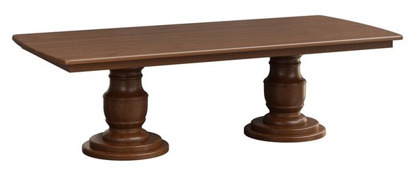 Amish Grafton Double Pedestal Dining Table