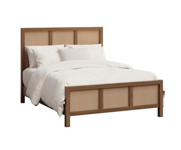 Amish Ari Boho Panel Bed