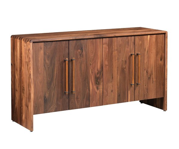Handcrafted Cabot Contemporary Waterfall Sideboard