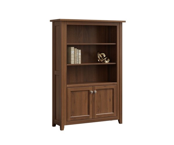 Parklane Solid Wood Bookcase with Bottom Doors - Choose Height