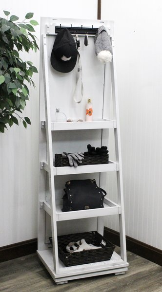 Handcrafting Rotating Bedroom Storage Cabinet with Full Length Mirror