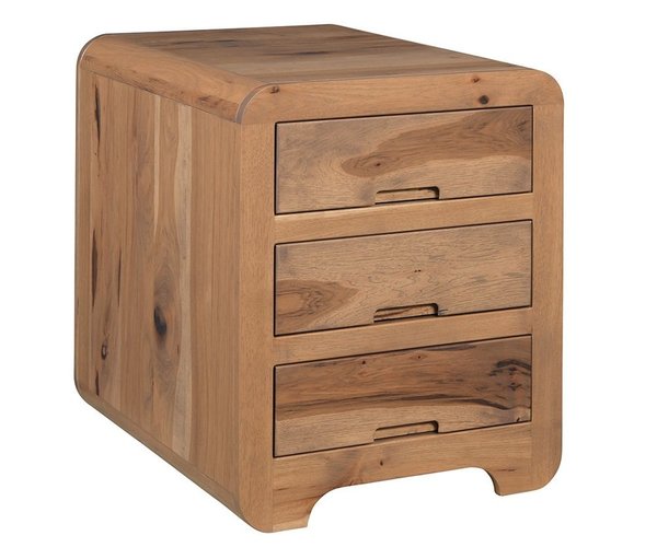 Amish Charleigh End Table with 3 Drawers