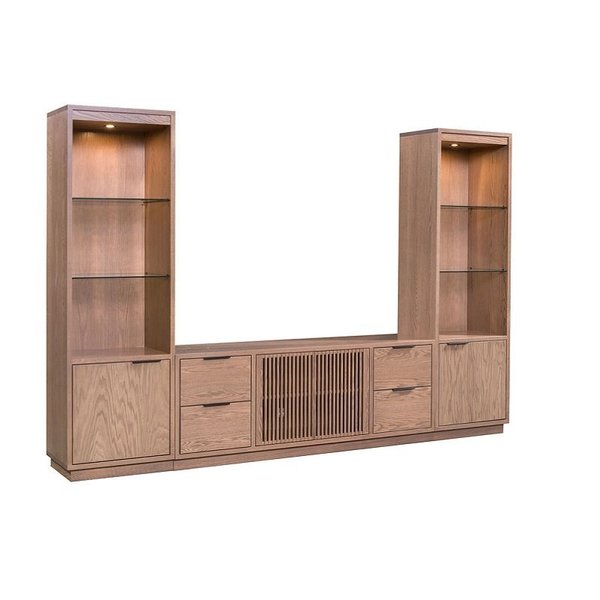 Amish Blake Entertainment Center with Drawers