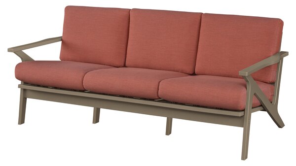 Marilyn Mid-Century Poly Modern Outdoor Sofa