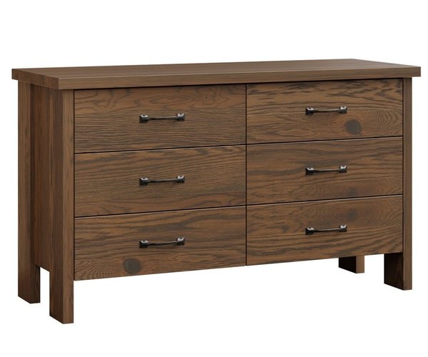 Amish Swenson 6-Drawer Dresser with Optional Mirror