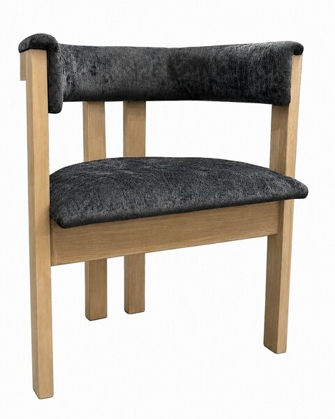White Oak Modern Upholstered Dining Chair Set of 4 - In-Stock and Ready to Ship