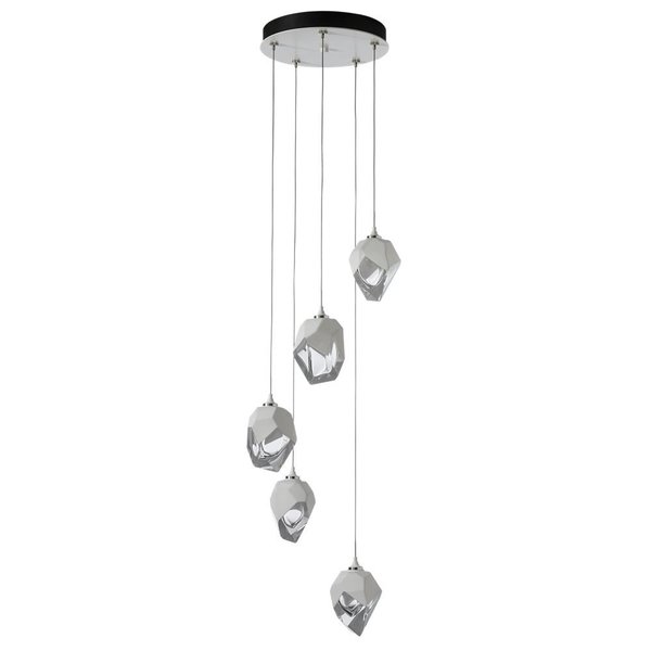American Made Hubbardton Forge Chrysalis 5-Light Small Crystal Pendant