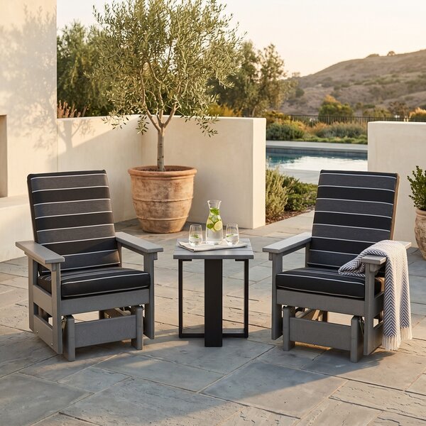 Forest Modern Poly Patio 3-Piece Set