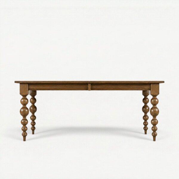 Modern Charlotte Large Turned Leg Dining Table - DutchCrafters Exclusive