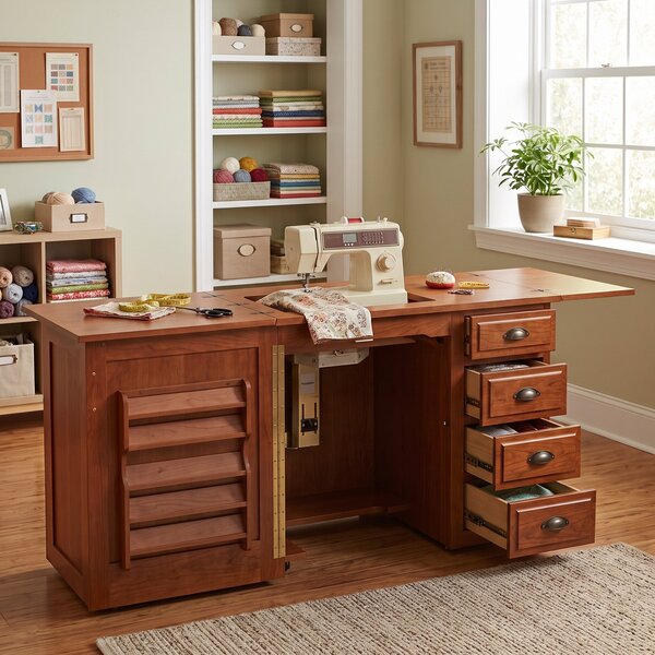 Compact Sewing Machine Cabinet