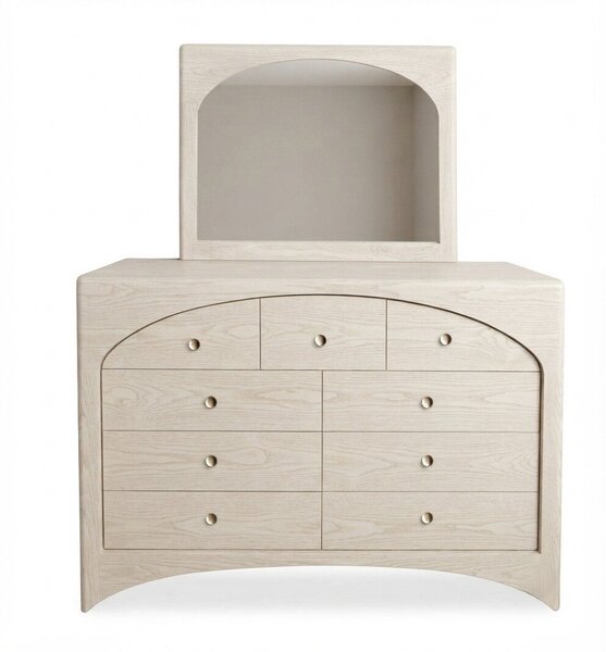 Sora Arched Modern High Dresser with Optional Mirror