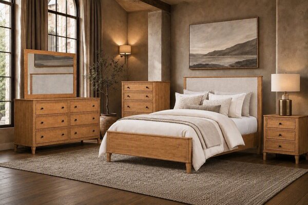 Covey Creek Contemporary 4-Piece Bedroom Furniture Set