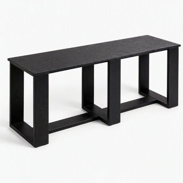 Poly Outdoor Contemporary Backless Bench