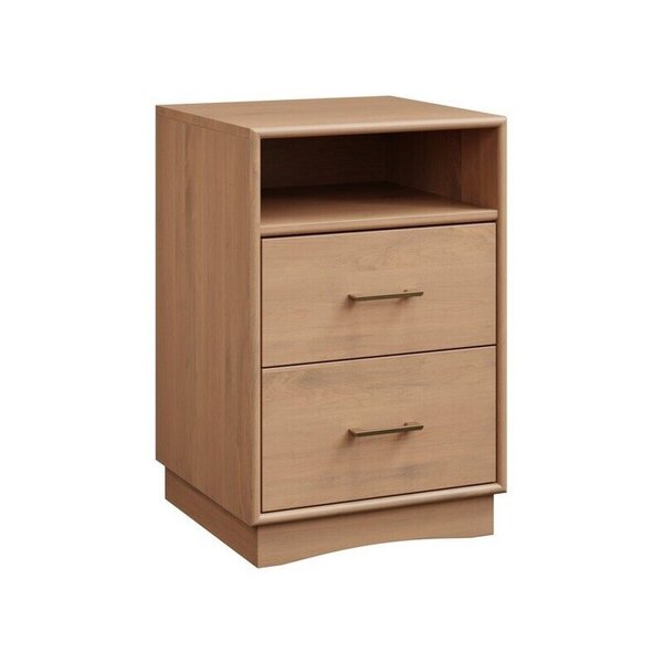 Java 2-Drawer Nightstand with Open Shelf