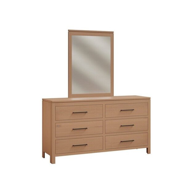 Williamsburg 6-Drawer Dresser with Optional Mirror