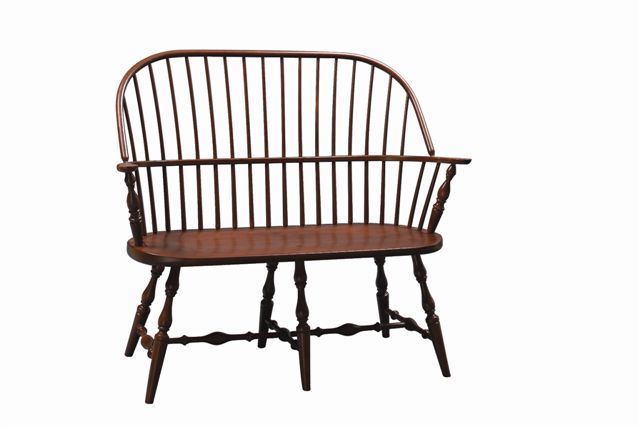 48" Windsor Bench from DutchCrafters Amish Furniture