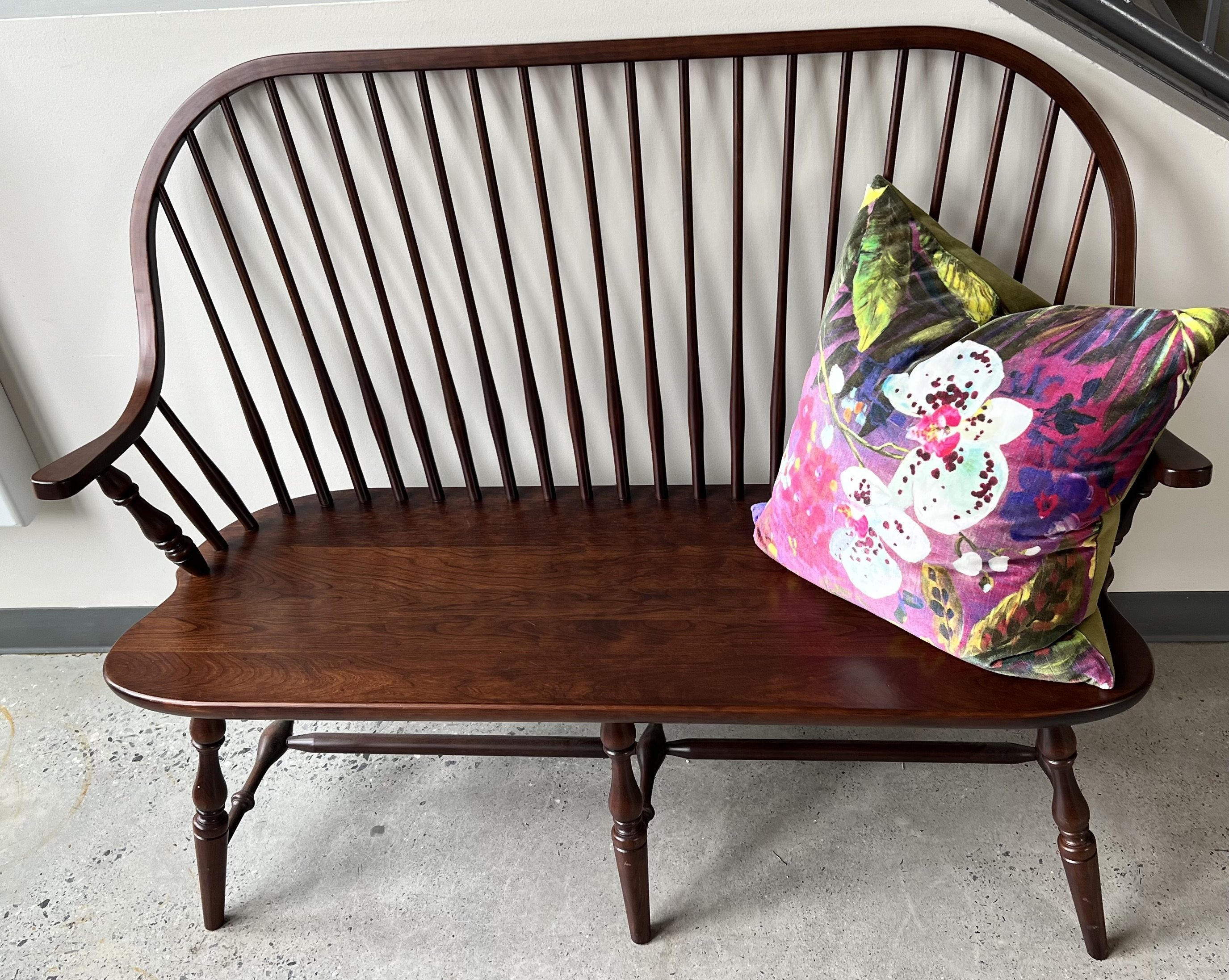Continuous Arm Hertford Windsor Bench from DutchCrafters Amish