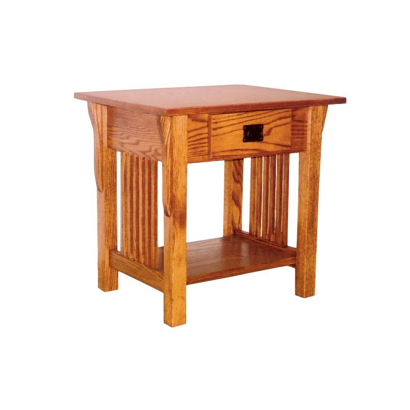 Amish Prairie Mission End Table with Drawer from DutchCrafters Amish