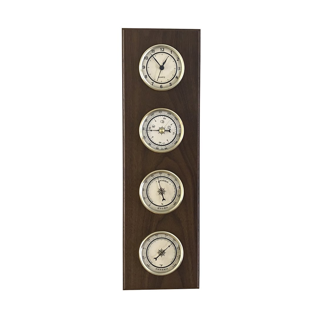 Amish Weather Station | Barometer, Thermometer, Hygrometer, Clock